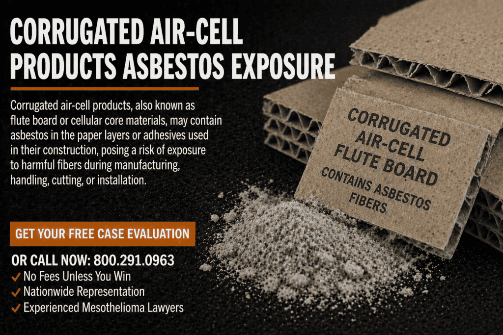 Corrugated Air-Cell Asbestos Products Mesothelioma Lawsuit