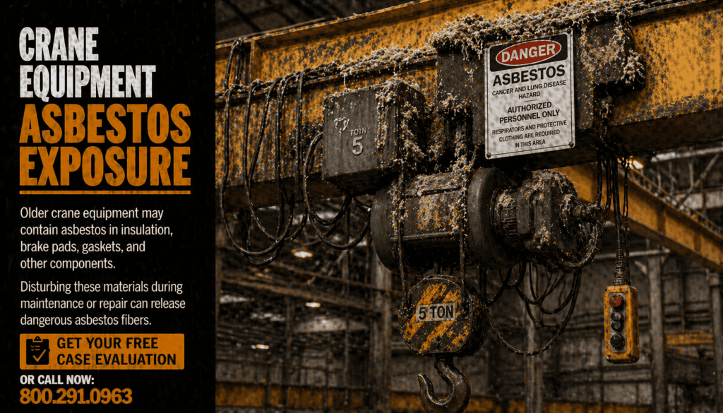 Crane Equipment Asbestos Exposure Mesothelioma Lawsuit Claim