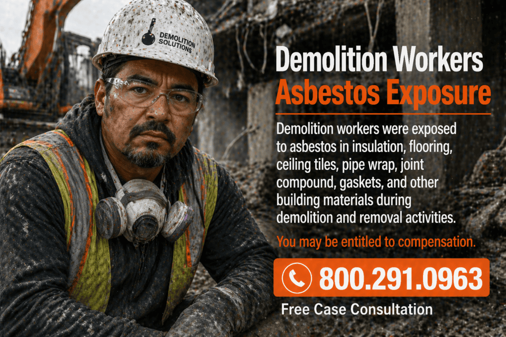 Demolition Workers Mesothelioma Lawsuit Claim