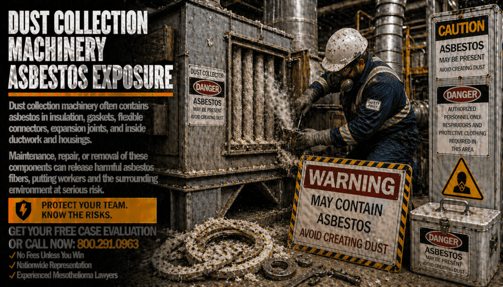 Dust Collection Machinery Asbestos Exposure Mesothelioma Lawsuit