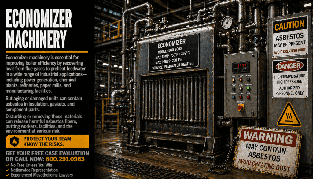 Economizer Machinery Mesothelioma Lawsuit