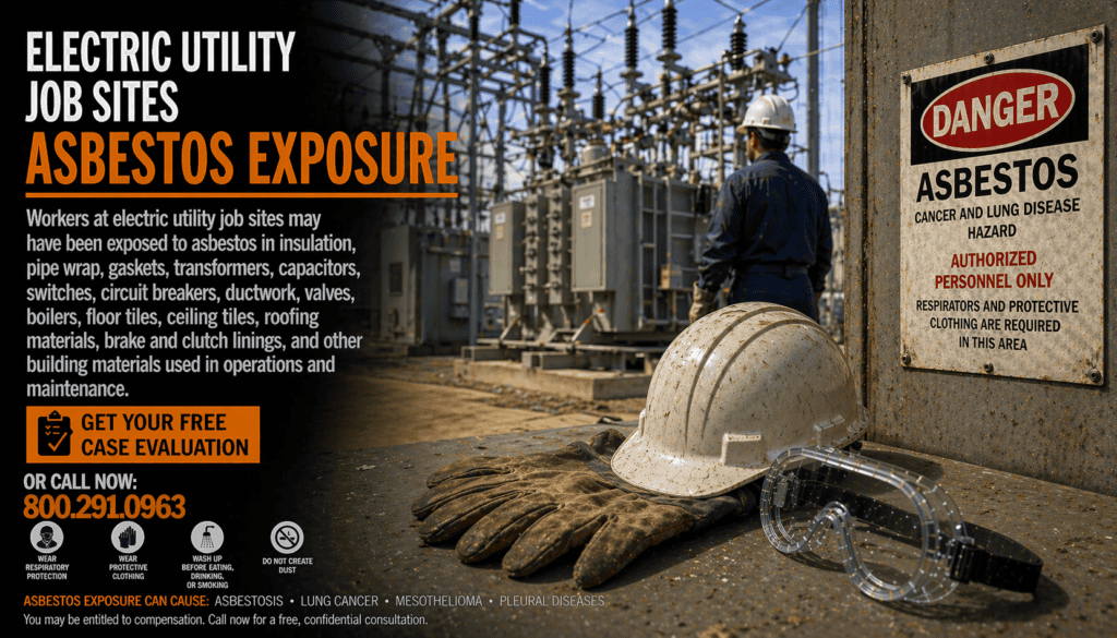 Electric Utility Job Sites Asbestos Exposure Mesothelioma Lawsuit