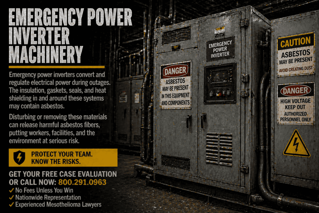 Emergency Power Inverter Machinery Mesothelioma Lawsuit