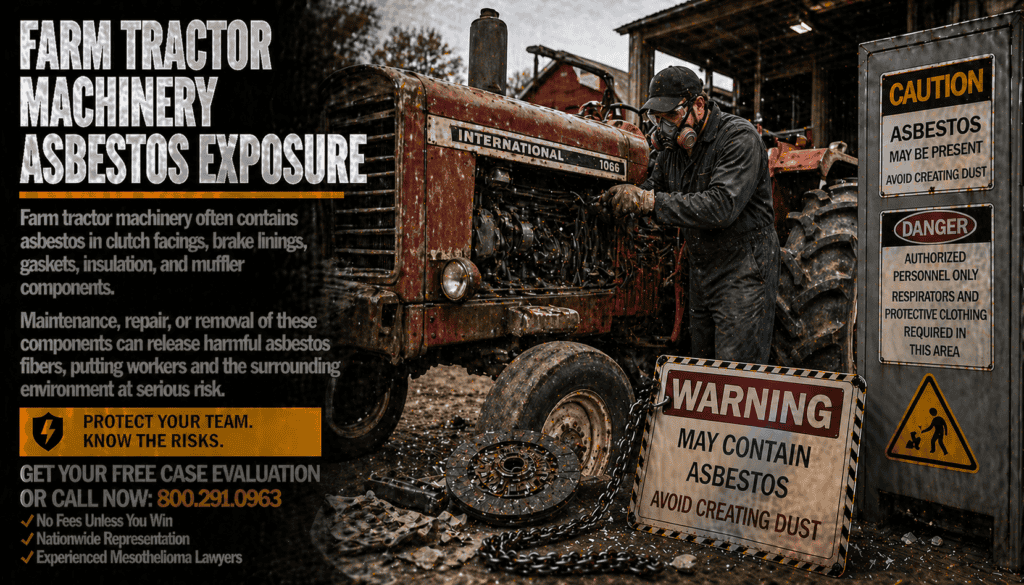 Farm Tractor Machinery Asbestos Exposure Mesothelioma Lawsuit