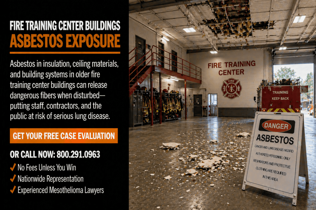 Fire Training Center Buildings Asbestos Exposure Mesothelioma Lawsuit