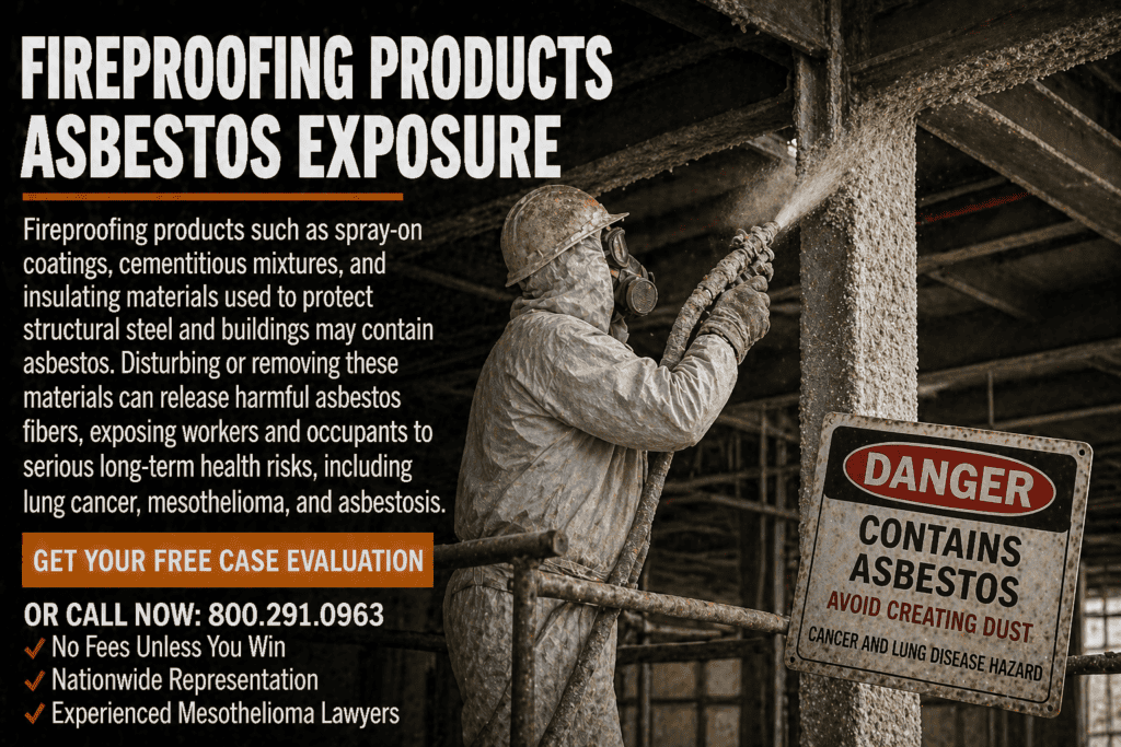 Fireproofing Products Asbestos Exposure Mesothelioma Lawsuit