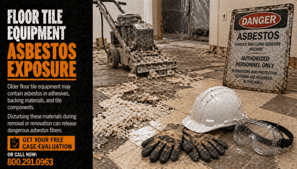 Floor Tile Equipment Mesothelioma Lawsuit Claim