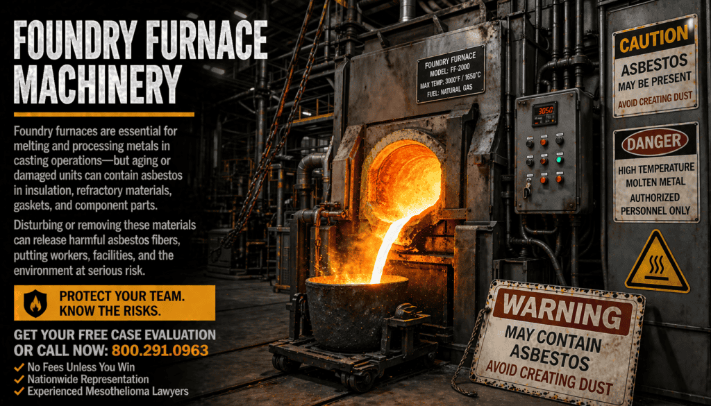 Foundry Furnace Machinery Mesothelioma Lawsuit