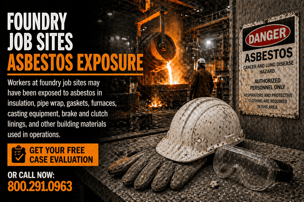 Foundry Job Site Asbestos Exposure Mesothelioma Lawsuit