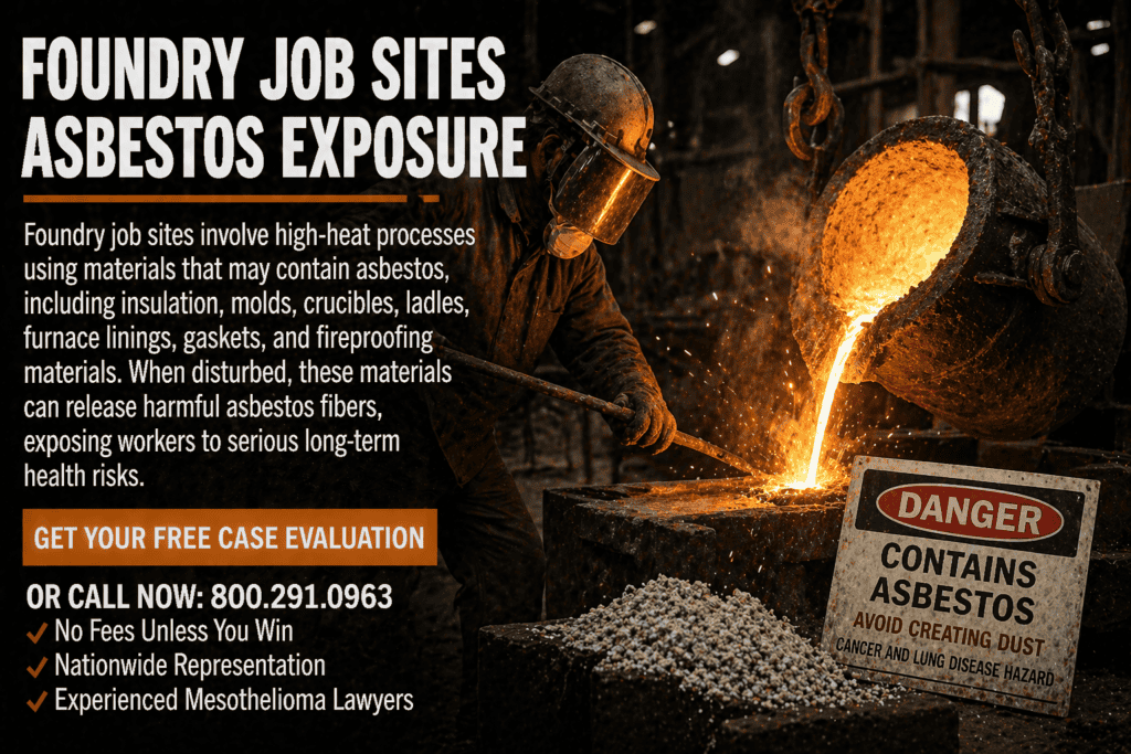 Foundry Job Sites Asbestos Exposure Mesothelioma Lawsuit