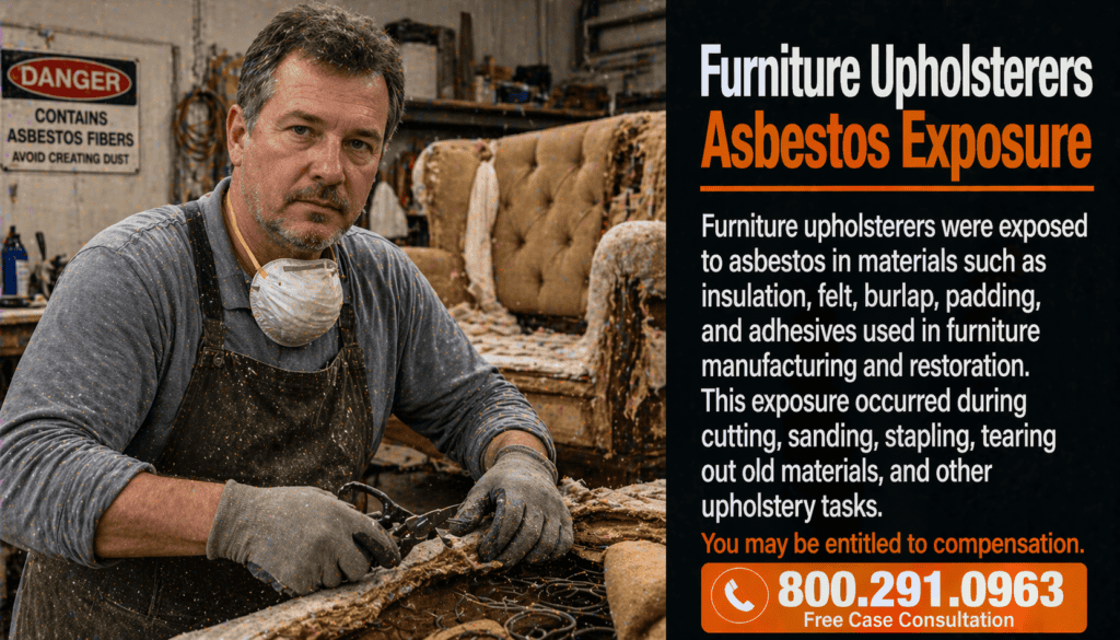 Furniture Upholsterers Mesothelioma Lawsuit