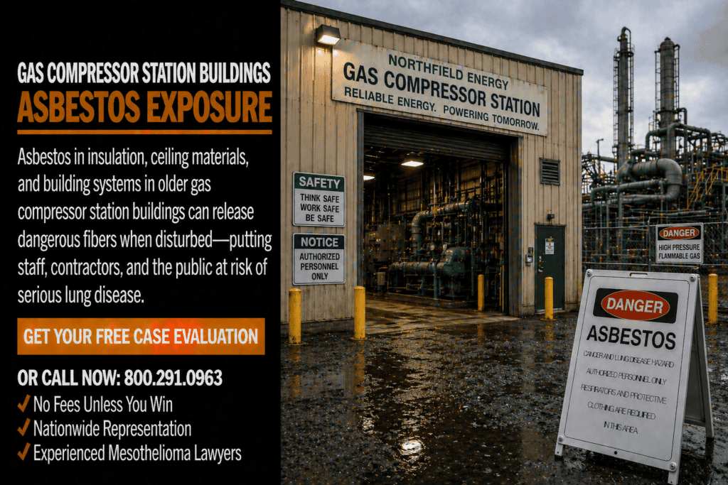 Gas Compressor Station Buildings Asbestos Exposure Lawsuit