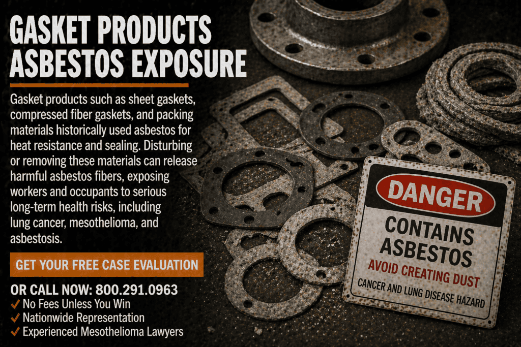 Gasket Asbestos Products Mesothelioma Lawsuit