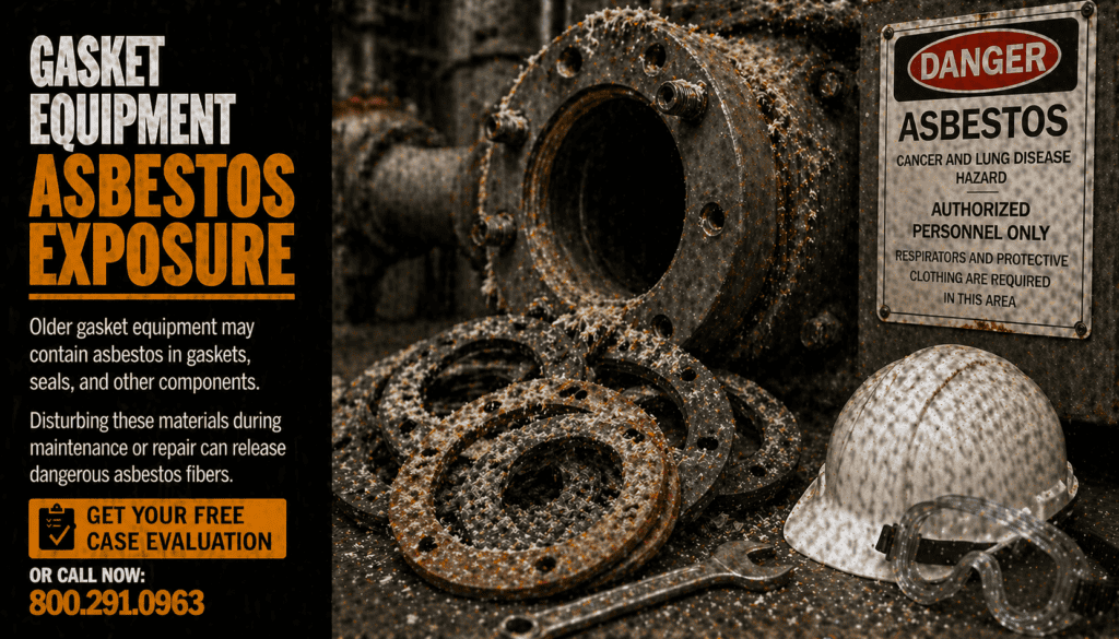 Gasket Equipment Asbestos Exposure Mesothelioma Lawsuit Claim