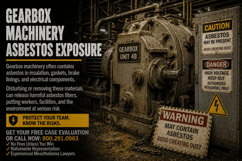 Gearbox Machinery Asbestos Exposure Mesothelioma Lawsuit
