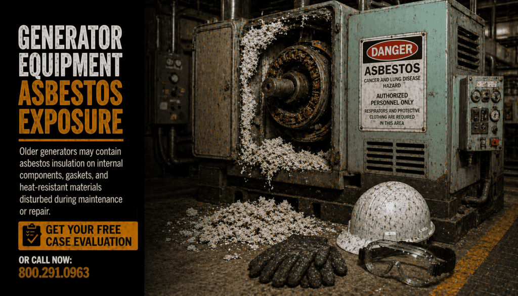 Generator Equipment Mesothelioma Lawsuit Claim