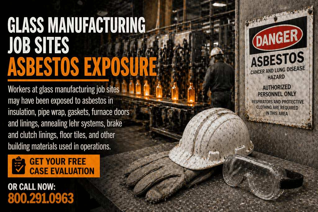 Glass Manufacturing Job Sites Asbestos Exposure Mesothelioma Lawsuit