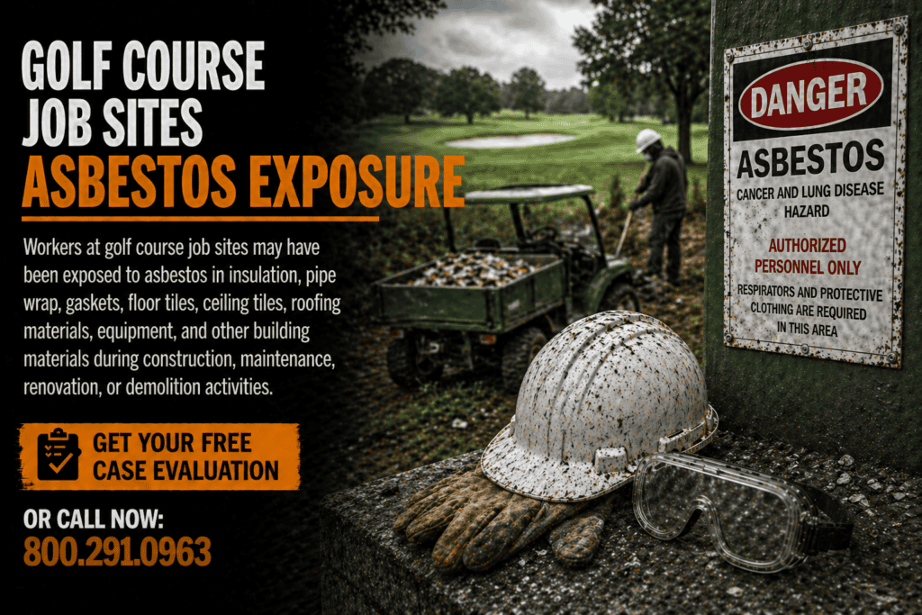 Golf Course Job Sites Asbestos Exposure Mesothelioma Lawsuit