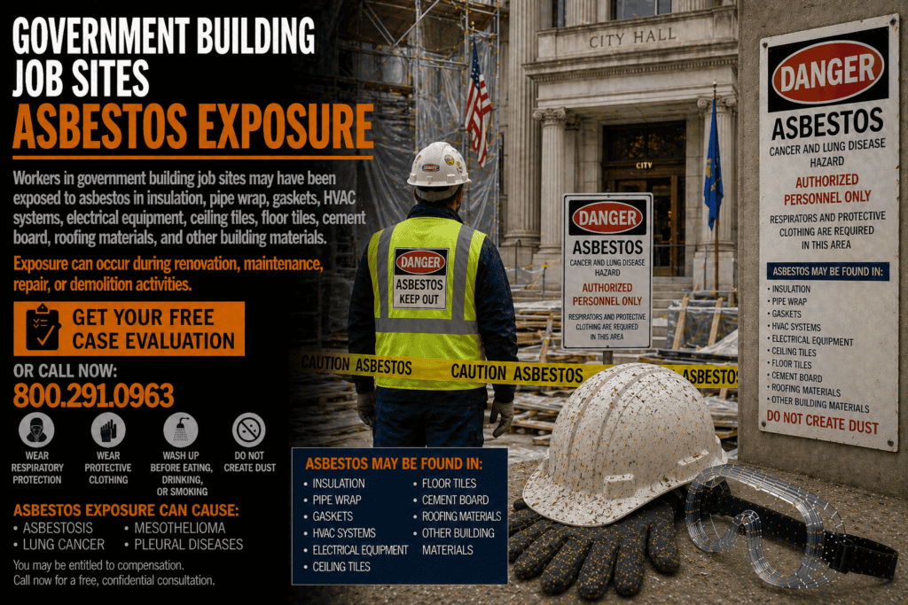 Government Building Job Sites Asbestos Exposure Mesothelioma Lawsuit