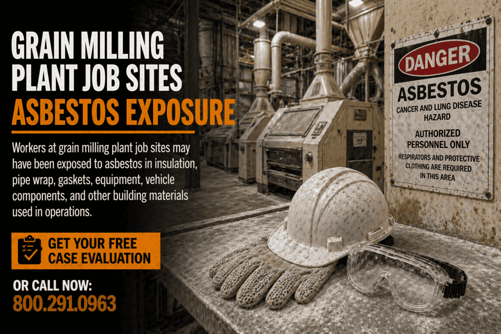 Grain Milling Plant Job Sites Mesothelioma Lawsuit Claim