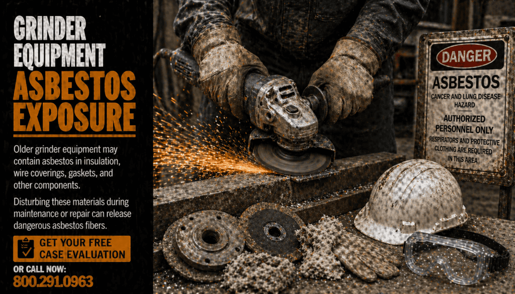 Grinder Equipment Asbestos Exposure Mesothelioma Claim Lawsuit