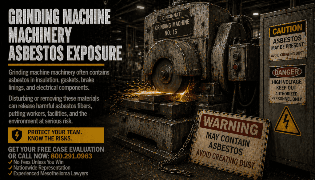 Grinding Machine Machinery Asbestos Exposure Mesothelioma Lawsuit