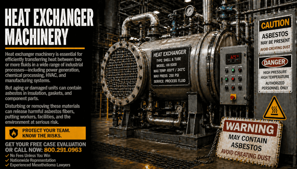 Heat Exchanger Machinery Mesothelioma Lawsuit