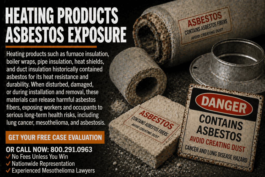 Heating Products Asbestos Exposure Mesothelioma Lawsuit