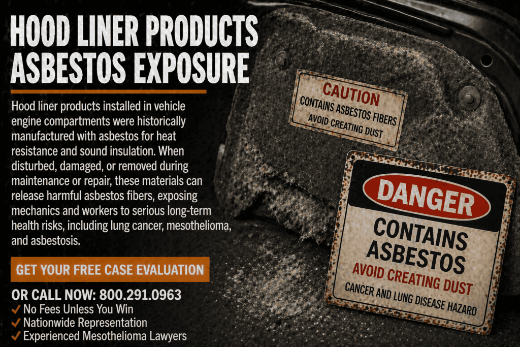 Hood Liner Asbestos Products Mesothelioma Lawsuit
