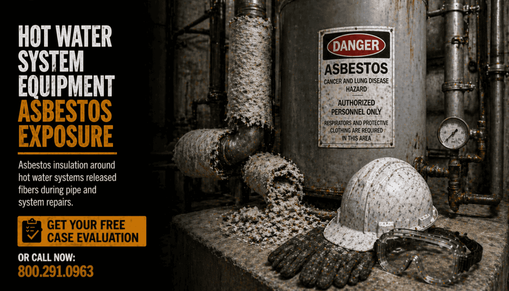 Hot Water System Equipment Mesothelioma Lawsuit Claim