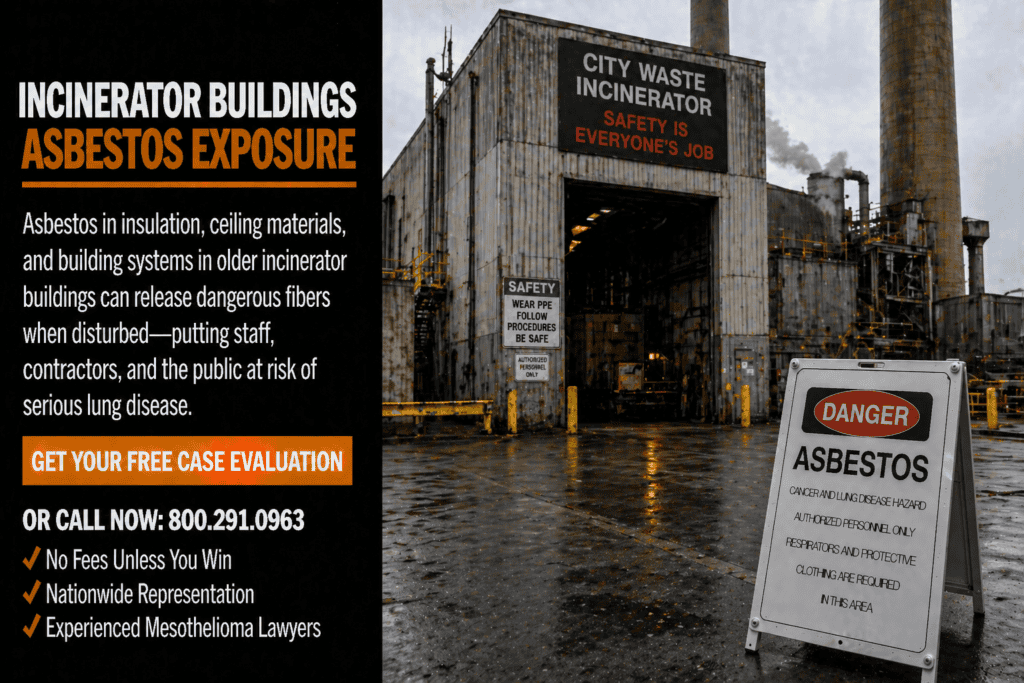 Incinerator Buildings Asbestos Exposure Lawsuit
