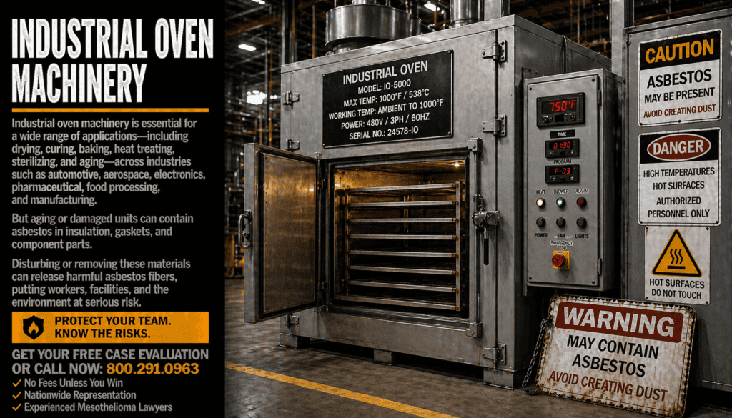 Industrial Oven Machinery Mesothelioma Lawsuit