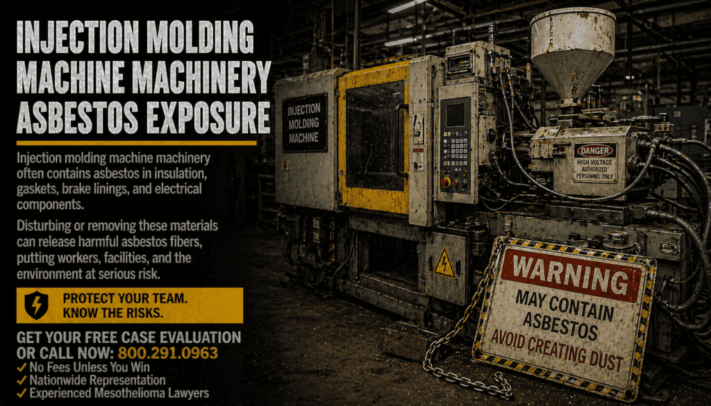 Injection Molding Machine Machinery Asbestos Exposure Mesothelioma Lawsuit