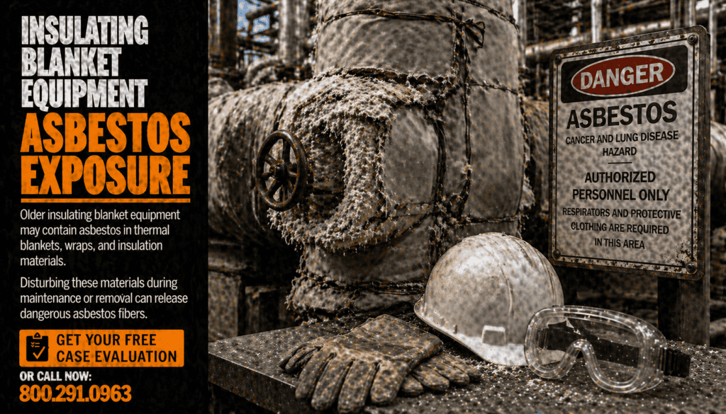 Insulating Blanket Equipment Asbestos Exposure Mesothelioma Lawsuit