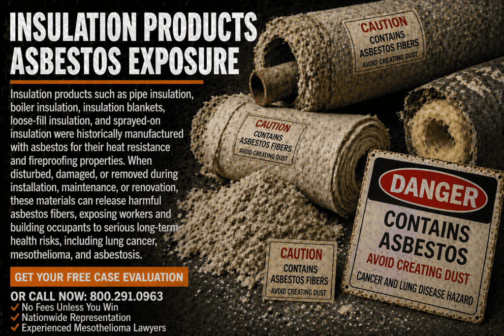 Insulation Products Asbestos Exposure Mesothelioma Lawsuit