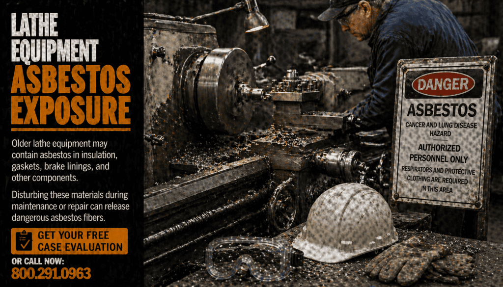 Lathe Equipment Asbestos Exposure Mesothelioma Lawsuit Claim