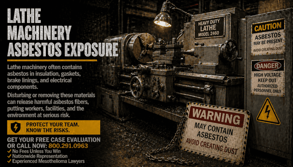 Lathe Machinery Asbestos Exposure Mesothelioma Lawsuit