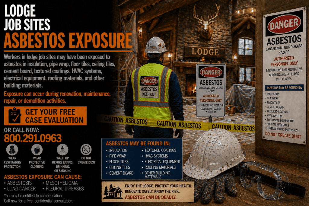 Lodge Job Sites Asbestos Exposure Mesothelioma Lawsuit