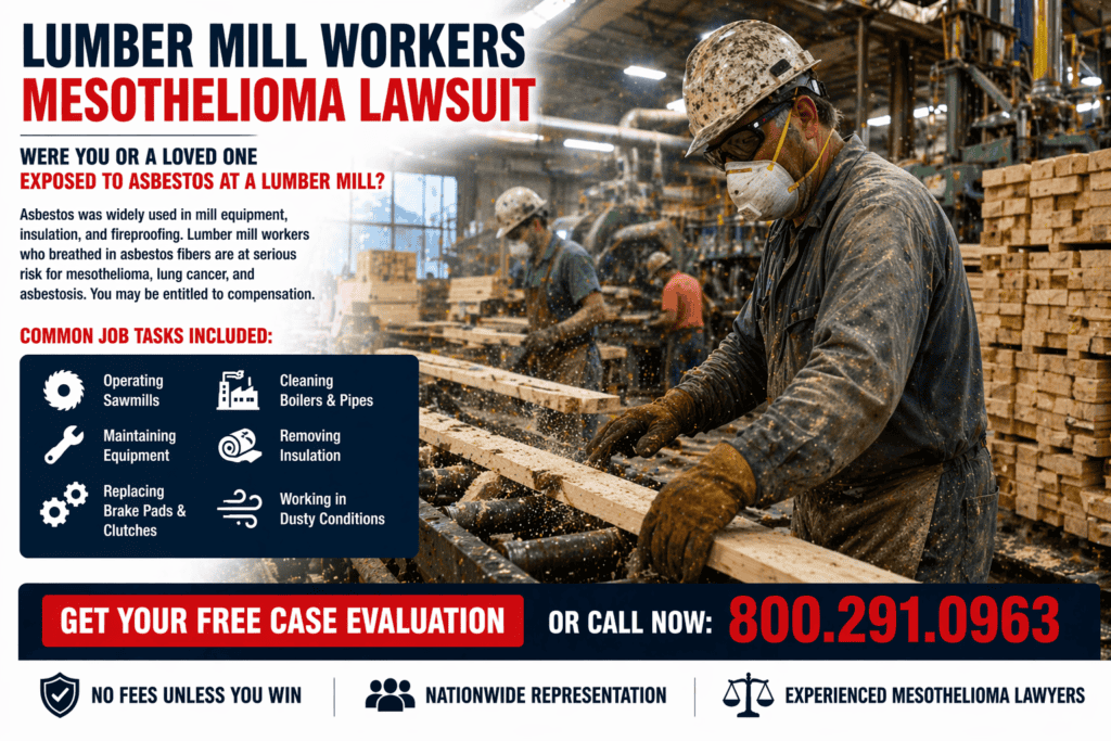 Lumber Mill Workers Mesothelioma Lawsuit