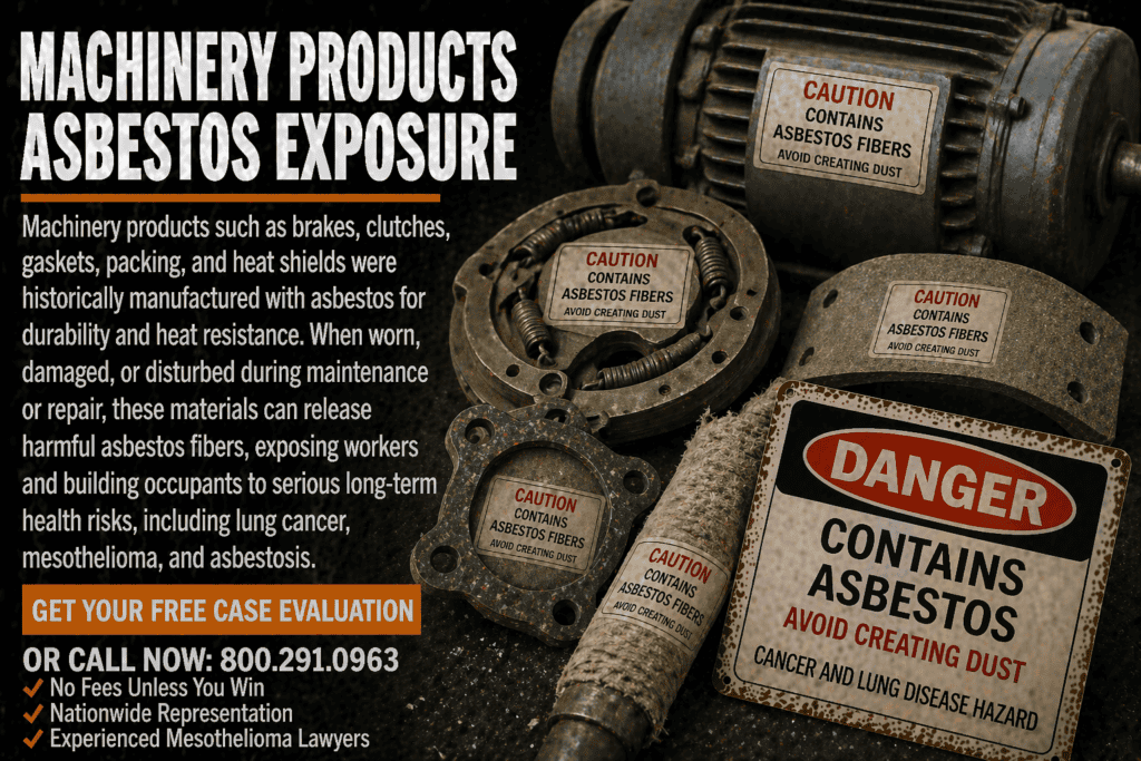 Machinery Asbestos Products Mesothelioma Lawsuit