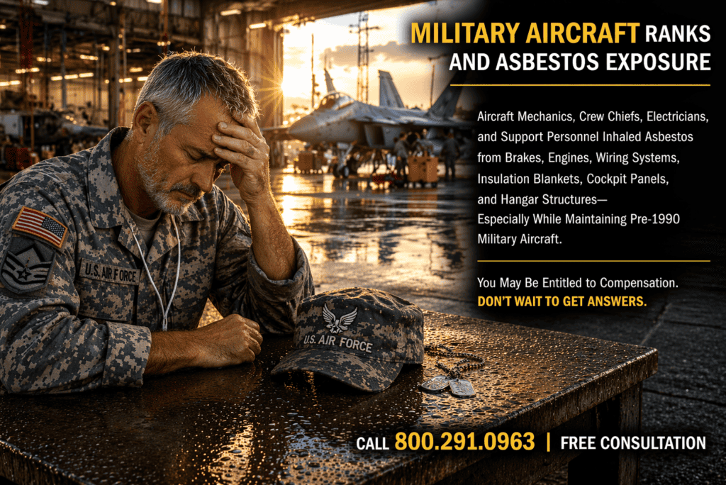 Military Aircraft Personnel Asbestos Exposure - Mesothelioma Lawsuit