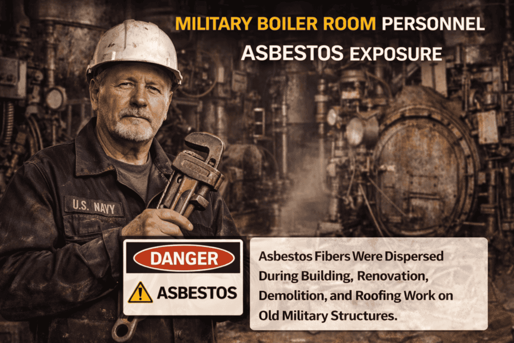 Military Boiler Room Personnel Asbestos Exposure - Mesothelioma Lawsuit