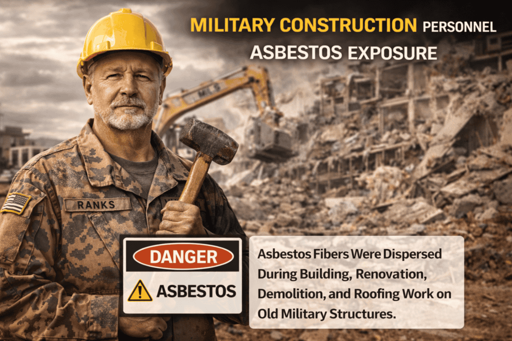 Military Construction Personnel Asbestos Exposure - Mesothelioma Lawsuit
