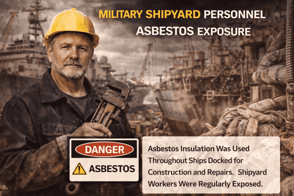 Military Shipyard Personnel Asbestos Exposure - Mesothelioma Lawsuit