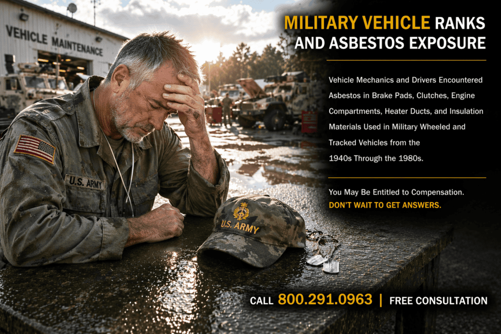 Military Vehicle Personnel Asbestos Exposure - Mesothelioma Lawsuit