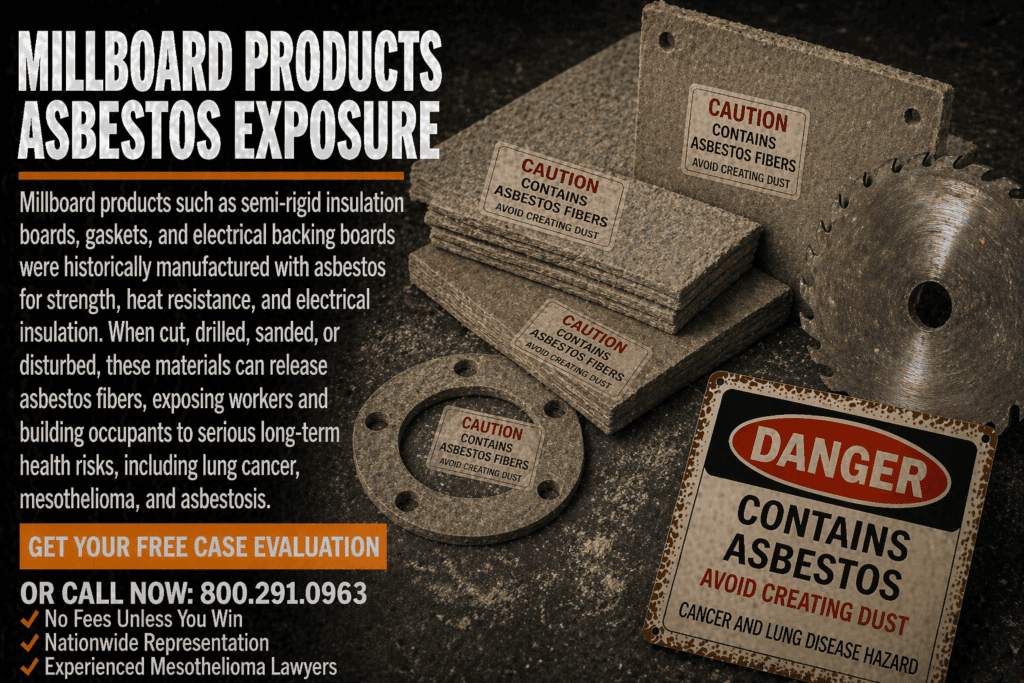 Millboard Products Asbestos Exposure Mesothelioma Lawsuit