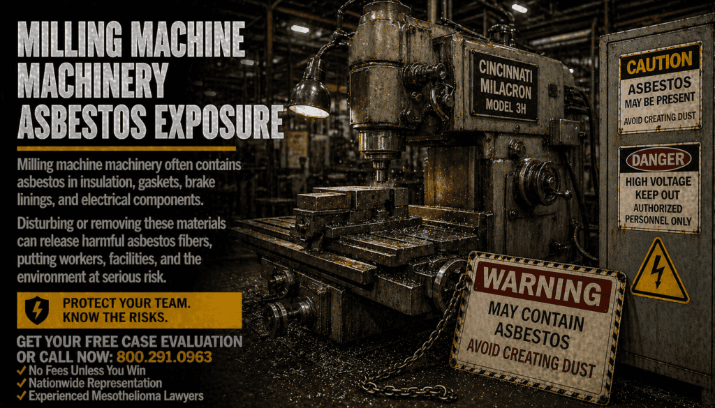 Milling Machine Machinery Asbestos Exposure Mesothelioma Lawsuit