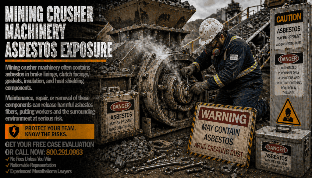 Mining Crusher Machinery Asbestos Exposure Mesothelioma Lawsuit