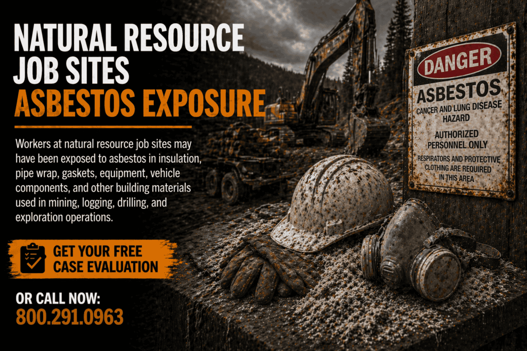 Natural Resource Job Sites Asbestos Exposure Mesothelioma Lawsuit Claim