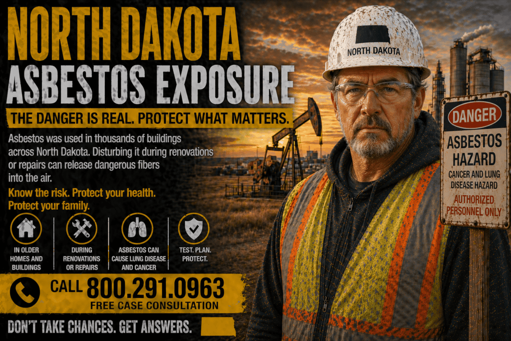 North Dakota Asbestos Exposure Mesothelioma Lawsuit